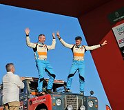 2026 m. Dakaro ralio starto podiumas