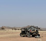 Benedikto Vanago automobilis po avarijos