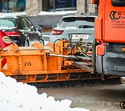 Panevėžio miesto gatvių priežiūra pūgos metu