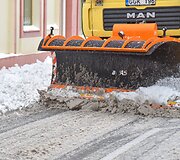 Panevėžio miesto gatvių priežiūra pūgos metu