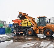 Panevėžio miesto gatvių priežiūra pūgos metu