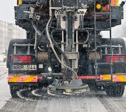 Panevėžio miesto gatvių priežiūra pūgos metu