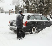 Panevėžio miestą ir rajoną nuklojo sniegas