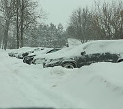 Panevėžio miestą ir rajoną nuklojo sniegas