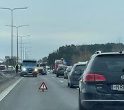 Avarija A1 magistralėje ties Elektrėnais
