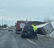 Avarija A1 magistralėje ties Elektrėnais