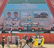 Karolio Rai&scaron;io Dakaro ralio fini&scaron;o podiumo akimirkos