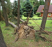Audros padariniai Sudeikių miestelyje