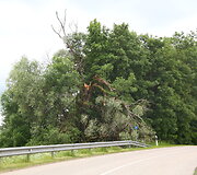 Audros padariniai Sudeikių miestelyje