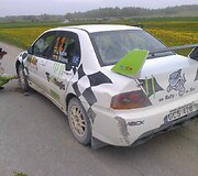 Automobilis prie&scaron; &bdquo;Talsi&ldquo; ralio startą
