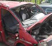 Automobilis po avarijos