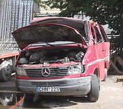 Automobilis po avarijos