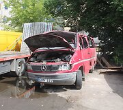 Automobilis po avarijos