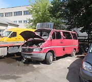 Automobilis po avarijos