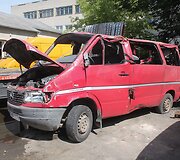 Automobilis po avarijos