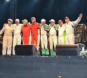 Apdovanojimų ceremonijos akimirka