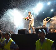 Apdovanojimų ceremonijos akimirka