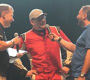 Apdovanojimų ceremonijos akimirka