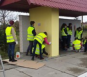 Stotelių dažymo akcija