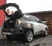 Sudegęs &bdquo;Lexus&ldquo;