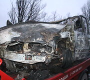 Sudegęs &bdquo;Renault&ldquo;