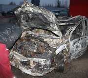 Sudegęs &bdquo;Renault&ldquo;