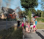 Gaisro vietoje