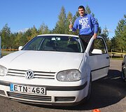 Varžybų akimirka