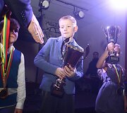 Apdovanojimų akimirka