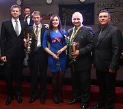 Apdovanojimų akimirka
