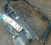 &bdquo;VW Passat&ldquo; po avarijos Karsaki&scaron;kyje