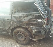 &bdquo;VW Passat&ldquo; po avarijos Karsaki&scaron;kyje