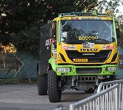 Dakaro gerbėjai serviso zonoje