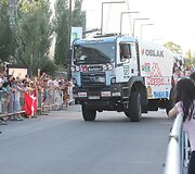 Dakaro gerbėjai serviso zonoje