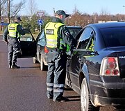 Vairuotojų blaivumo patikrinimas Panevėžyje