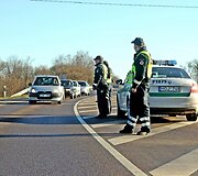 Vairuotojų blaivumo patikrinimas Panevėžyje