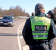 Vairuotojų blaivumo patikrinimas Panevėžyje