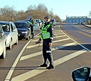 Vairuotojų blaivumo patikrinimas Panevėžyje