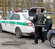 Vairuotojų blaivumo patikrinimas Panevėžyje
