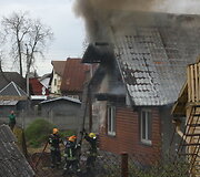 Gaisras Panevėžyje