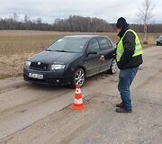 Varžybų akimirka