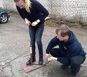 Varžybų akimirka