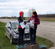 Treniruotės akimirka