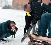 Varžybų akimirka