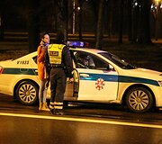Policijos reido akimirka