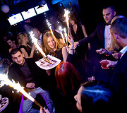 Vakarėlio klube &bdquo;Mojo Lounge Kaunas&ldquo; akimirka