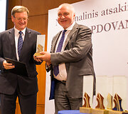 Septintą kartą apdovanotos socialiai atsakingiausios Lietuvos įmonės. 