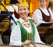 Po &Scaron;v. Jonų bažnyčios skliautais skambėjo kanklių muzika