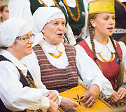 Po &Scaron;v. Jonų bažnyčios skliautais skambėjo kanklių muzika