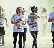 Vilniuje pirmąkart įvyko &bdquo;The Color Run&ldquo; spalvų festivalis 